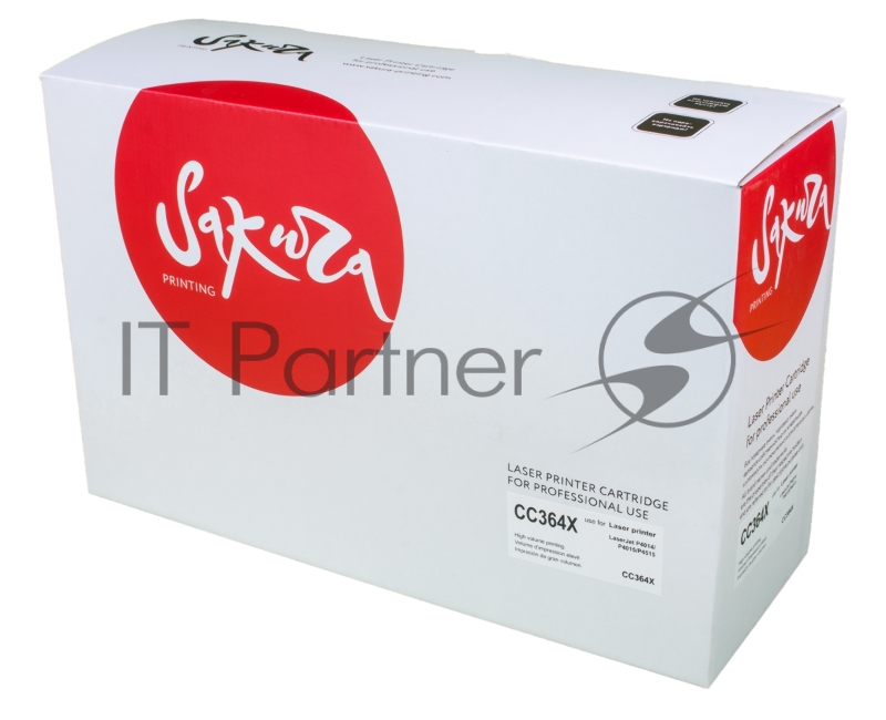 Картридж SAKURA CC364X для HP LaserJet P4015/4015n/4015tn/P4515/4515n черный, 24000 к.