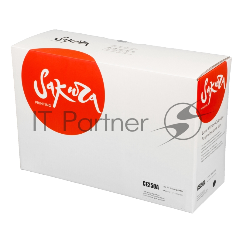 Картридж SAKURA CE250A для HPColor LaserJet CM3530/CM3530fs, CP3525/CP3525n/CP3525dn/CP3525 черный,5 000 к.