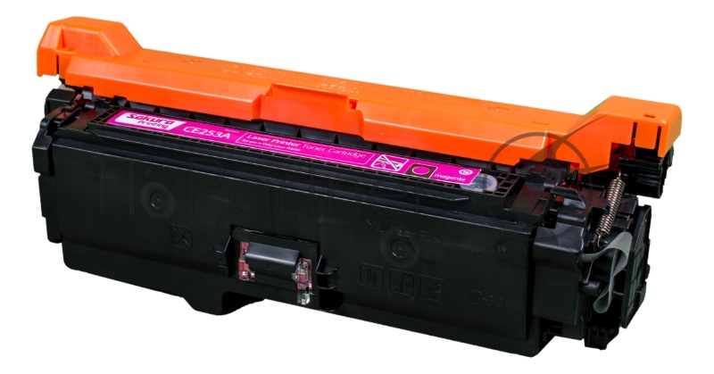 Картридж SAKURA CE253A для HPColor LaserJet CM3530MFP/CM3530fsMFP/CP3525/C пурпурный, 7000 к.