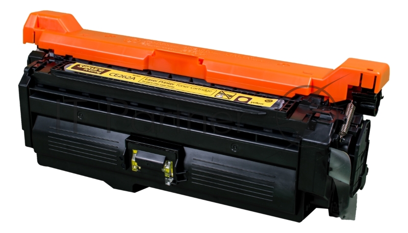 Картридж SAKURA CE262A для HP Color LaserJet CP4020/4025/4520/4525, желтый, 11000 к.