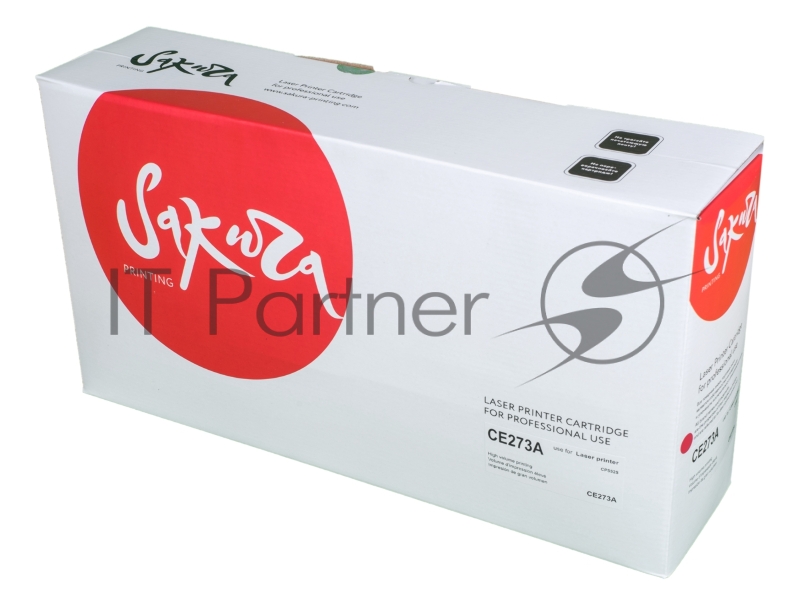 Картридж SAKURA CE273A для HP LaserJet Enterprise M750xh, M750n, M750dn, CP5525xh, CP5525n, CP5525dn, пурпурный, 15 000 к.