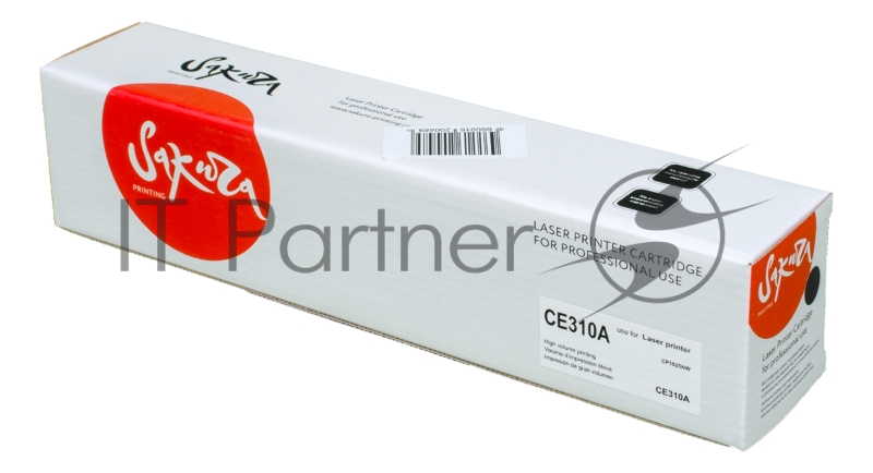 Картридж SAKURA CE310A для HP LaserJet Pro CP1025/CP1025N, черный, 1200 к.
