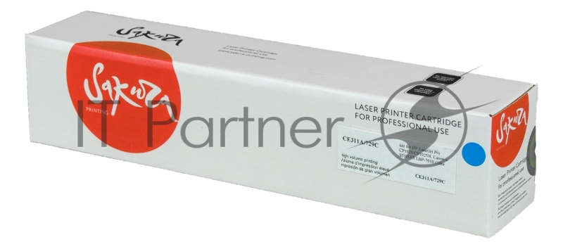 Картридж SAKURA CE311A для HP LaserJet Pro CP1025/CP1025NW, Canon i-SENSYS LBP-7010 Color синий, 1000 к.