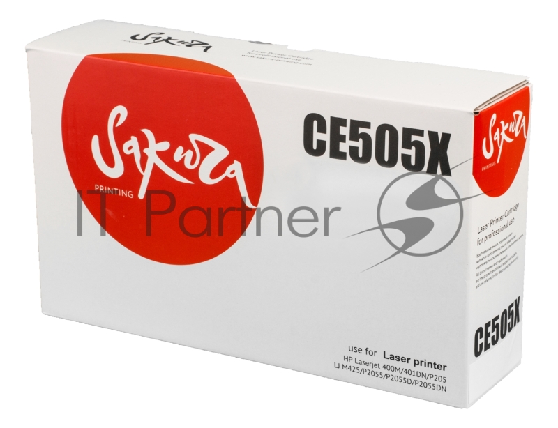 Картридж SAKURA CE505X для HP LaserJet P2055, P2055D, P2055DN черный, 6500 к.