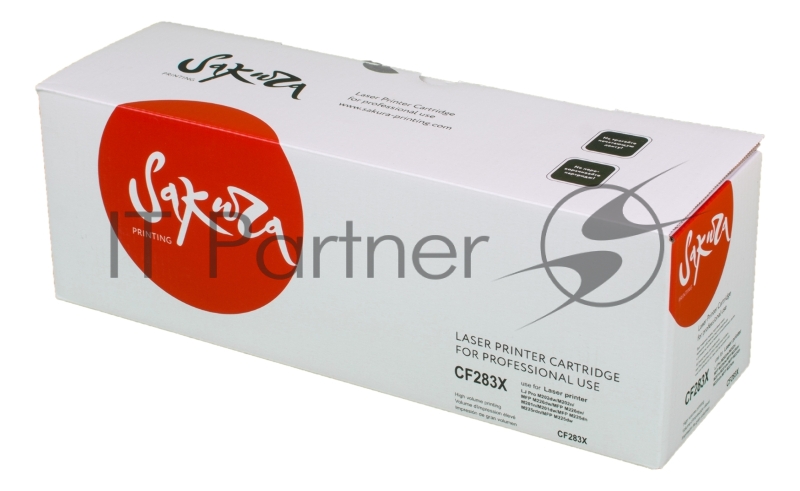 Картридж SAKURA CF283X, для HP laserJet ProM202dw//M225dn/dw/rdn/ M202n/ M201dw/n/M226dn/dw, черный, 2200 к. (наклейки)