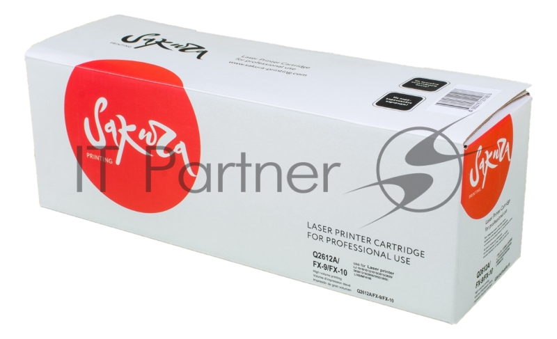 Картридж SAKURA Q2612A/FX-9/FX-10 для HP LaserJet 1010/1012/1015/1018/1020/1022/ IC MF4010/4012/4018/4120/4150/427 FAX-L100/110/120/16, черный, 2000 к.
