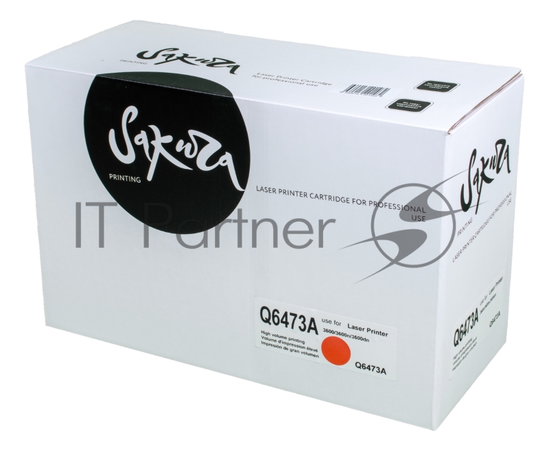 Картридж SAKURA Q6473A для HPColor LaserJet 3600/3600n/3600dn, пурпурный, 4000 к.