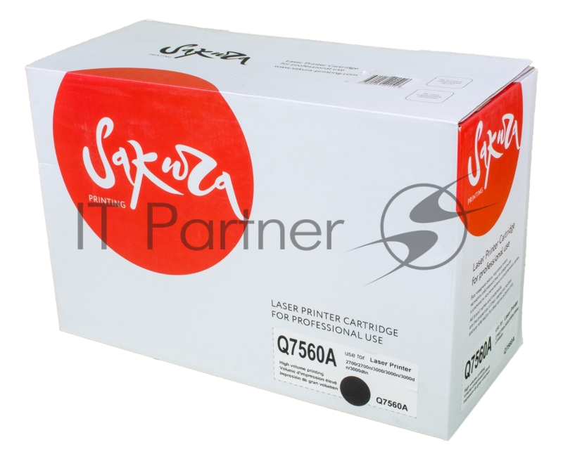 Картридж SAKURA Q7560A для HP Color LaserJet 2700/2700n/3000/3000n/3000dn/3 6500 к.