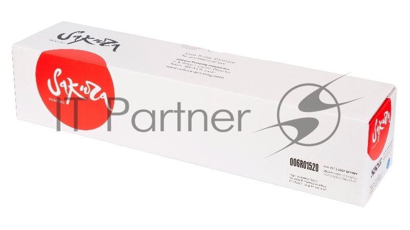 Тонер-туба SAKURA 006R01520 для Xerox WorkCentre 7545/7556, синий, 15000 к.