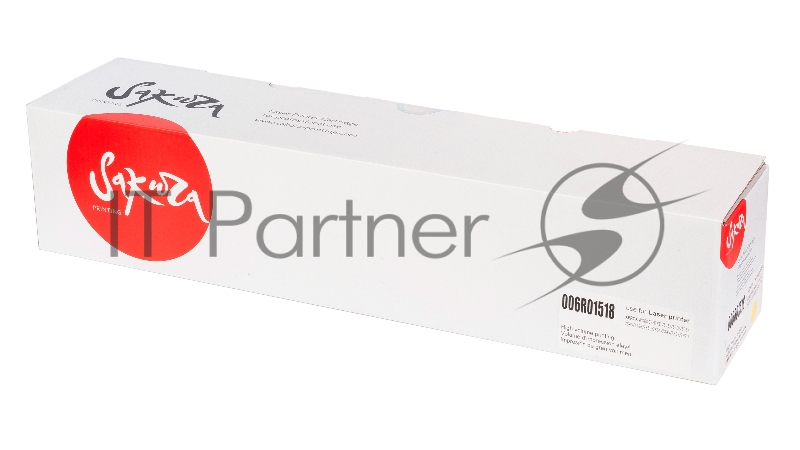 Тонер-туба SAKURA 006R01518 для Xerox WorkCentre 7545/7556, желтый, 15000 к.
