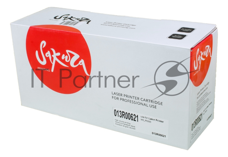 Картридж SAKURA 013R00621 для Xerox PE22, черный, 3000 к.