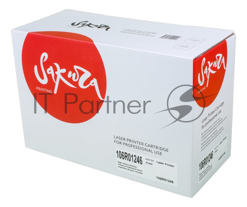 Картридж SAKURA 106R01246 для Xerox P3428,черный, 8000 к.