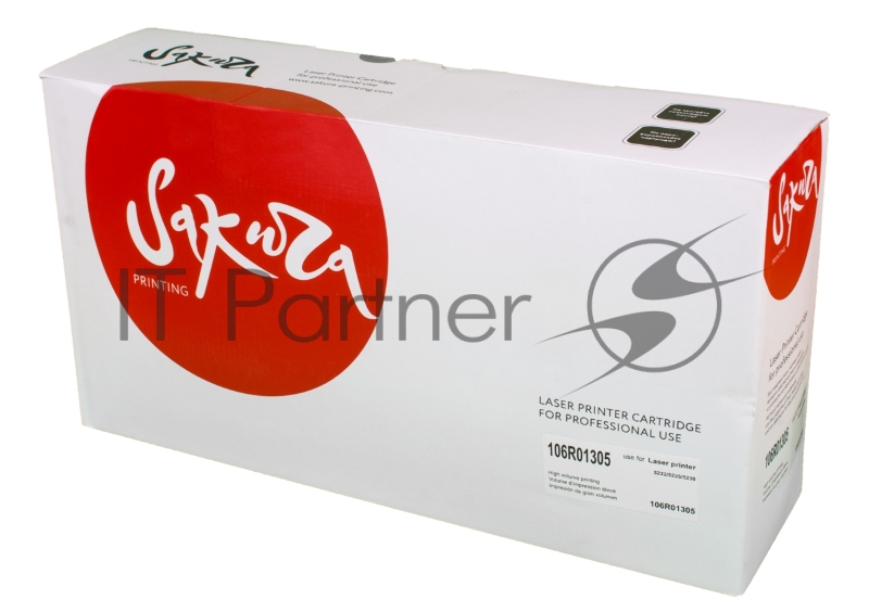 Картридж SAKURA 106R01305 для Xerox WorkCentre 5225 / 5230,черный, 30000 к.