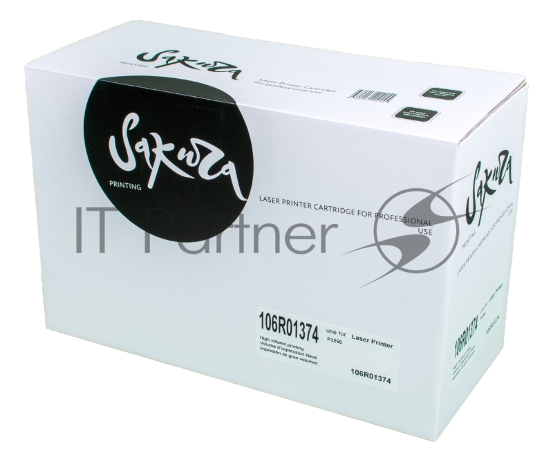 Картридж SAKURA 106R01374 для Xerox P3250, черный,5000 к.