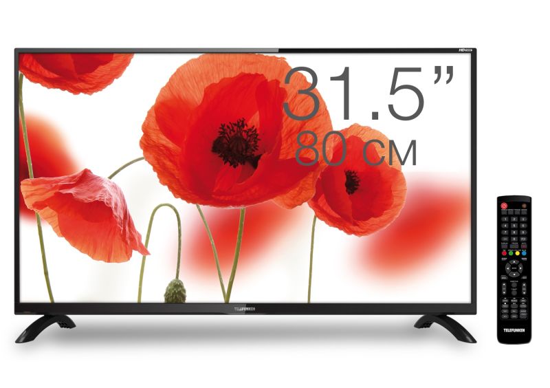 Телевизор LED 32 Telefunken TF-32S43T2 черный