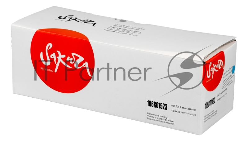 Картридж SAKURA 106R01523 для Xerox Phaser 6700, голубой, 12 000 к.