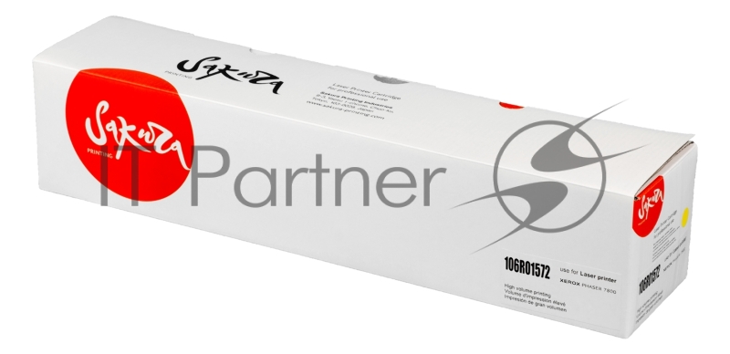 Картридж SAKURA 106R01572 для Xerox Phaser 7800, желтый, 17 200 к.
