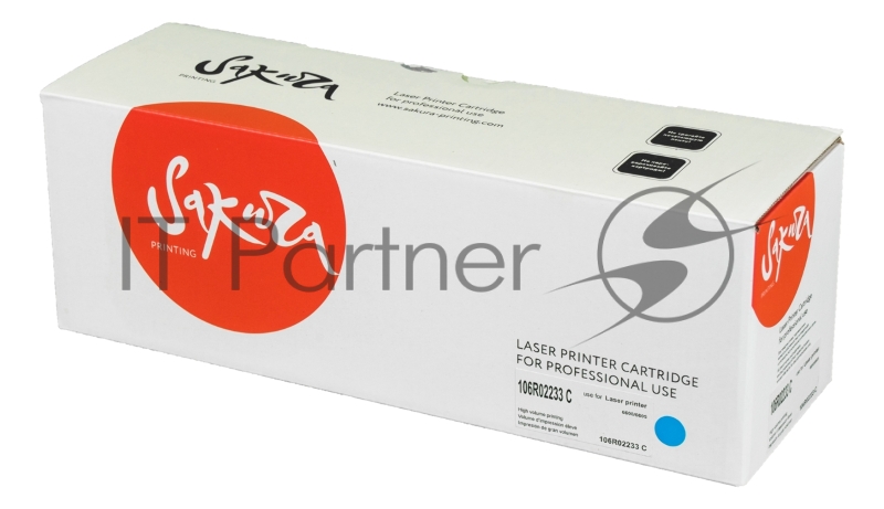 Картридж SAKURA 106R02233 для Xerox Phaser 6600/WC 6605,синий, 6000 к.