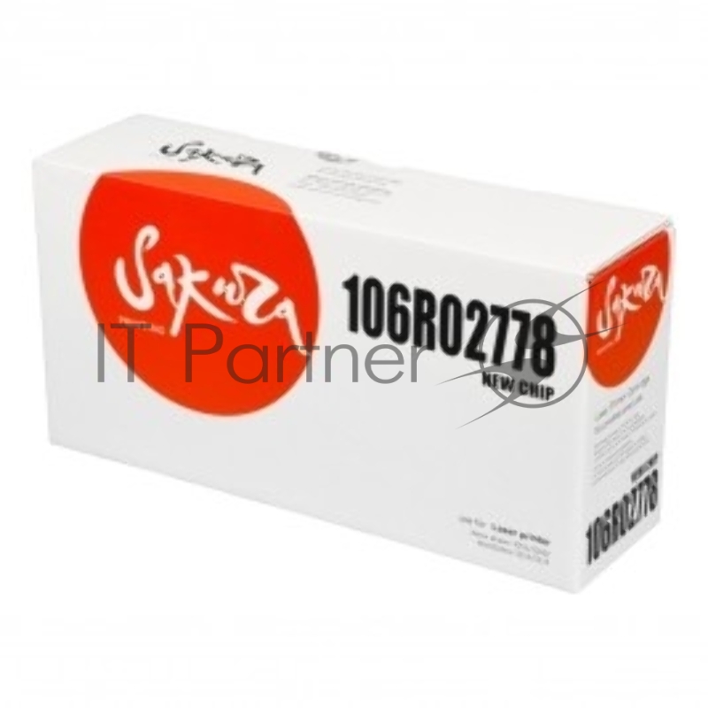Картридж SAKURA 106R02778-N для Xerox Phaser WC3052/3260/3215/3225, черный, 3000 к. (обновленный чип)