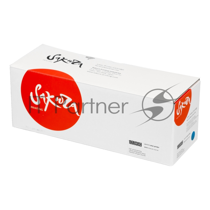 Картридж SAKURA 106R03859 для Xerox Phaser VersaLink C500dn/ C500n, C505S/ C505X, голубой, 2 400 к.
