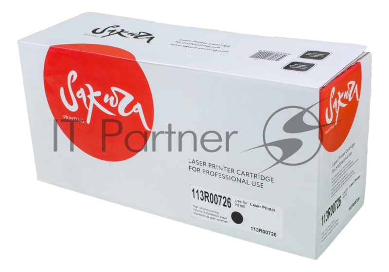 Картридж SAKURA 113R00726 для Xerox P618, черный, 8000 к.