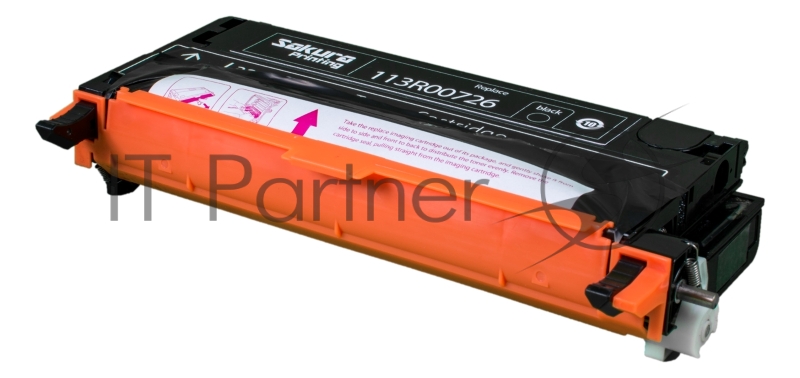 Картридж SAKURA 113R00726 для Xerox P618, черный, 8000 к.