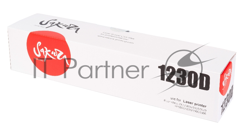 Картридж SAKURA 1230D Black для Ricoh Aficio 2015/ 2016/ 20118/ 2020/ MP1500/ MP1600, черный, 9000 к.