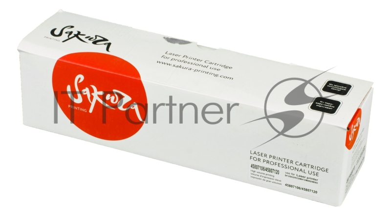 Картридж SAKURA 45807106/45807120 для OKI B412/432/512/MB472/492/562, черный, 7 000 к.