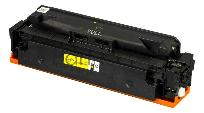 Картридж SAKURA CF412X/046HY для HP и Canon, желтый, 5000 к.