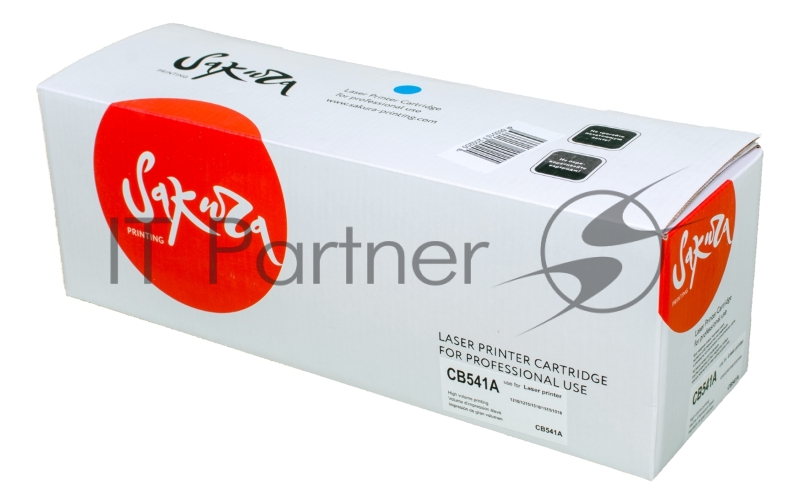 Картридж SAKURA CB541A для HP Color LJ CM1312MFP/CP1215/CP1515/CP1518, синий, 1500 к.