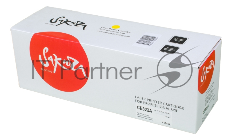 Картридж SAKURA CE322A для HP Color LJ PRO CP1525N/CP1525NW, желтый, 1300 к.