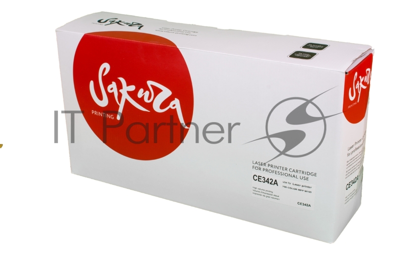 Картридж SAKURA CE342A для HP LJ 700/775, желтый, 16 000 к.