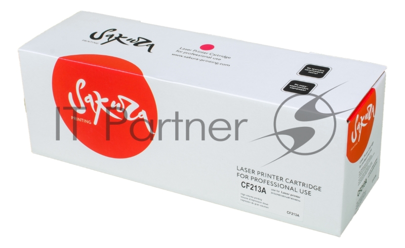 Картридж SAKURA CF213A для HP LJ Pro M251/M276, пурпурный, 1800 к.