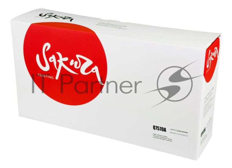 Картридж SAKURA Q7570A для HP LJ M5025,M5035, черный, 15 000 к.