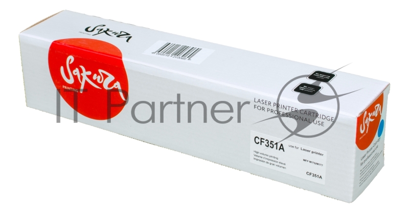 Картридж SAKURA CF351A для HP MFP M176/M177, синий, 1000 к.