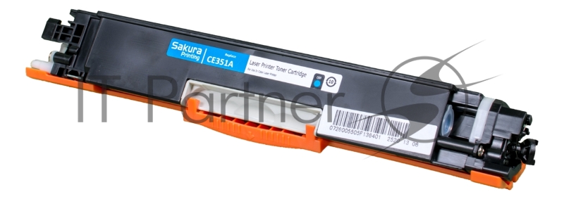 Картридж SAKURA CF351A для HP MFP M176/M177, синий, 1000 к.