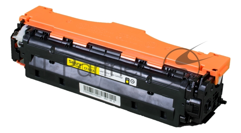 Картридж SAKURA CF382A для HP MFP M476, желтый, 2700 к.