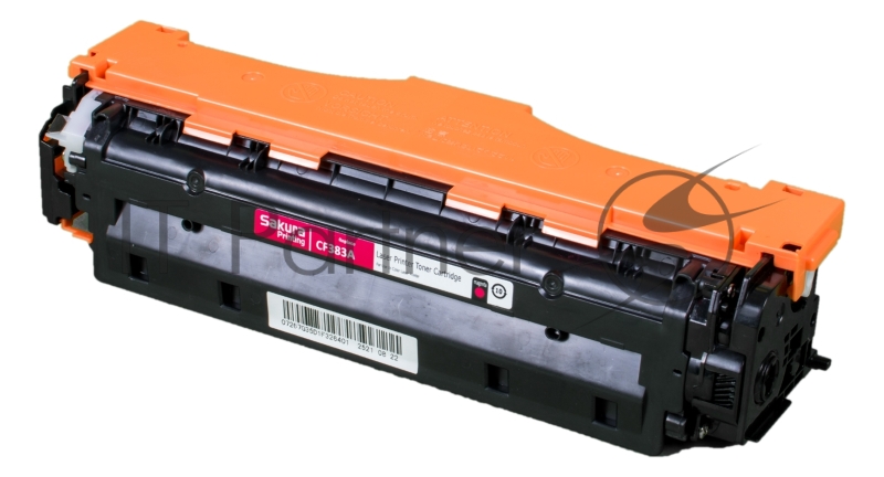 Картридж SAKURA CF383A для HP MFP M476, пурпурный, 2700 к.