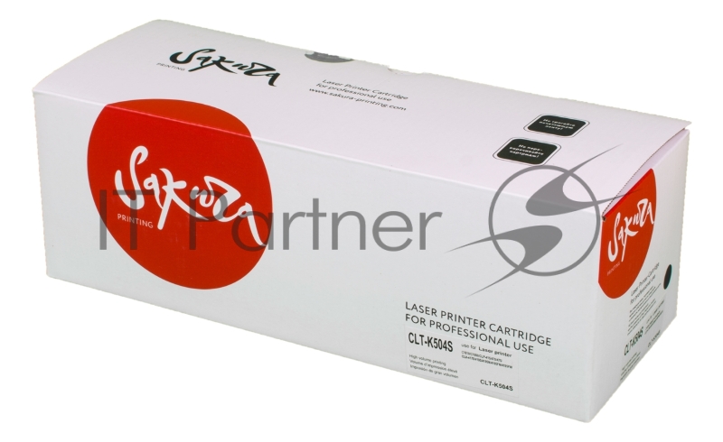Картридж SAKURA CLTK504S для Samsung CLP-415, CLX-4195, SL-C1810, SL-C1860, черный, 2500 к.