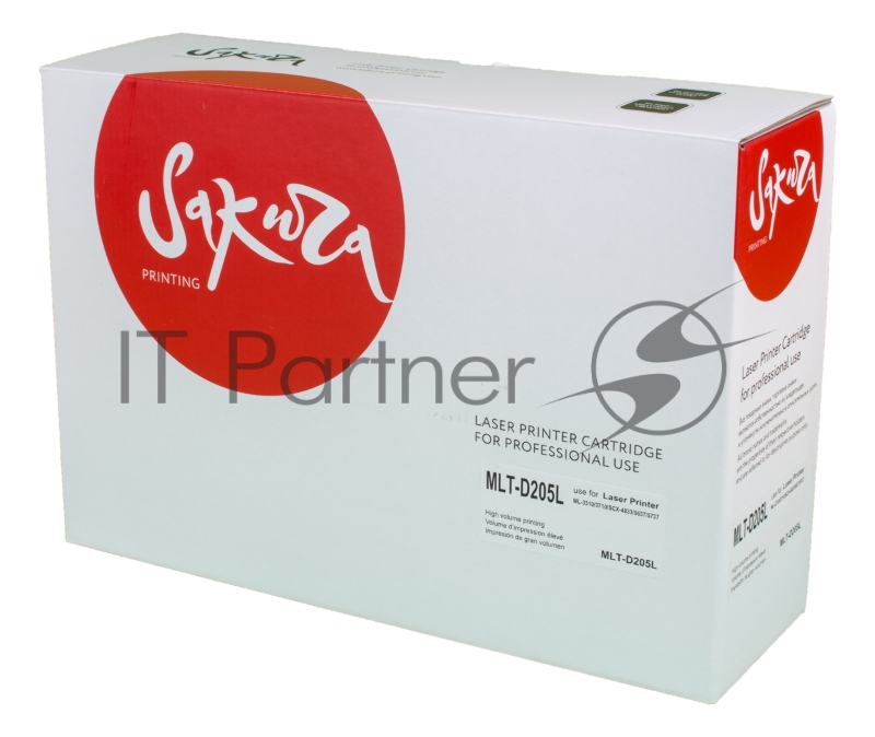Картридж SAKURA MLTD205L для Samsung ML-3310/3312/3710/3712ND SCX-4823/4833HD/5737/5637HR/56 черный, 5000 к.