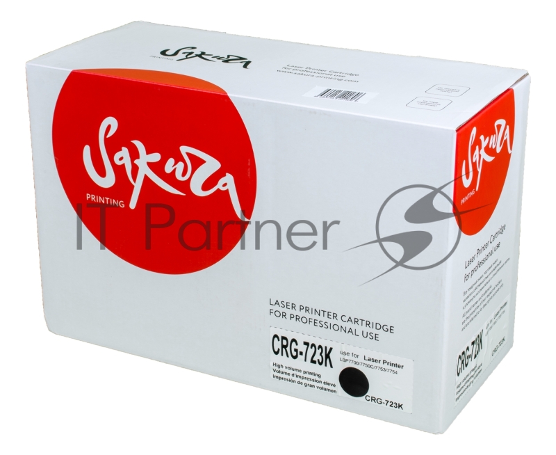 Картридж SAKURA CRG723K для Canon LBP7700/7750C/7753/7754, черный, 5000 к.
