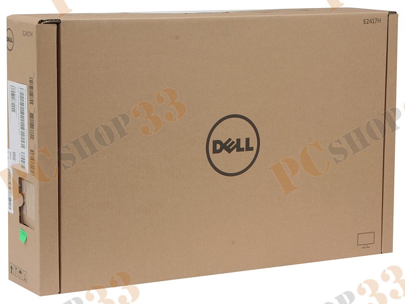 ЖК-монитор 23.8 Dell E2417H 1920x1080, 8мс(GtG), черный (D-Sub, DP)