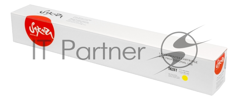 Тонер-туба SAKURA KMTN-324Y (A8DA250) для Konica Minolta, желтый, 26000 к.