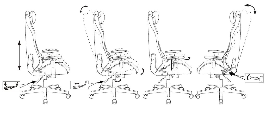 Кресло игровое Zombie EPIC PRO Fabric белый/серо-голубой с подголов. крестовина пластик пластик белый