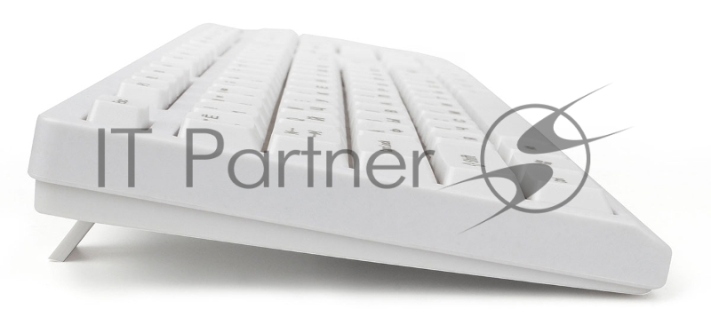 Клавиатура Gembird KB-8355U, USB, бежевый, лазерная гравировка символов, кабель 1,85м