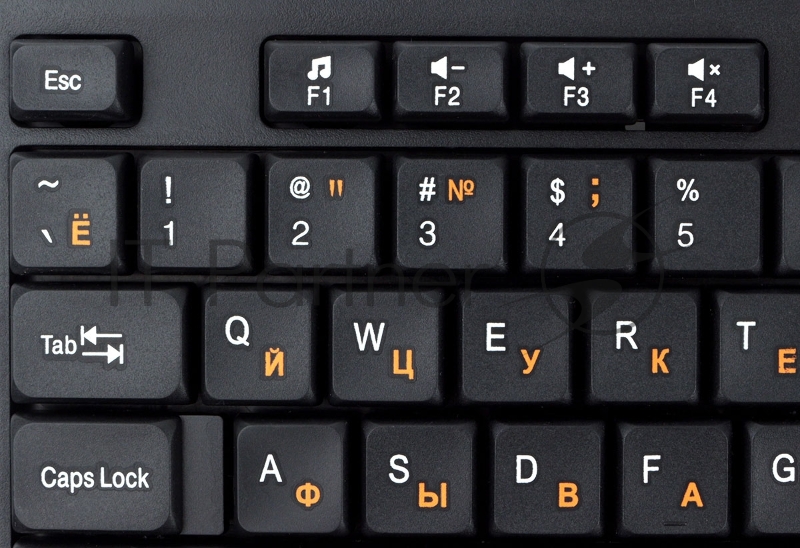 Комплект кл-ра+мышь беспров. Гарнизон GKS-150, 2,4 ГГц, черный, 104 кл, 4кн, 1000 DPI, кабель 1.5м