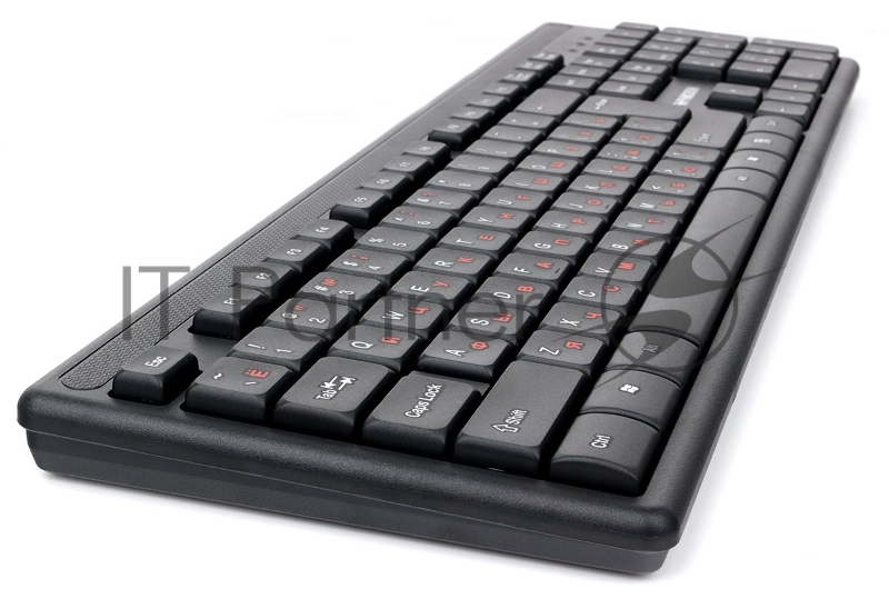 Комплект кл-ра+мышь пров. Гарнизон GKS-126, черный, 104 кл, 3кн, 1000 DPI, кабель 1.5м