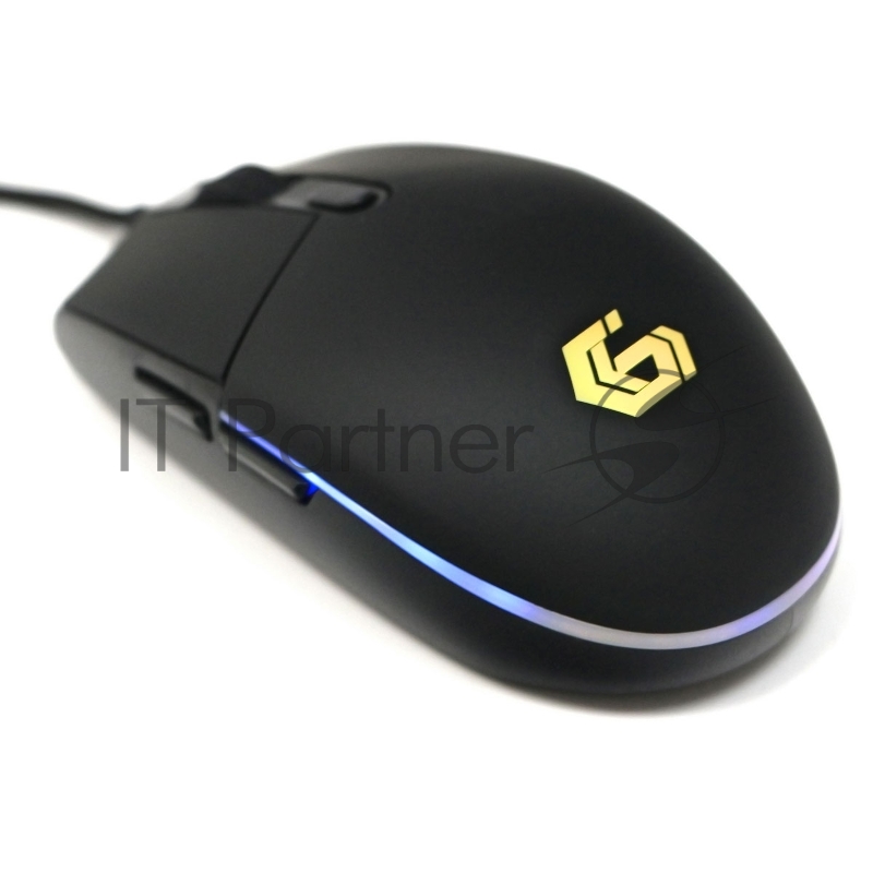 Мышь игровая Gembird MG-780, USB, 2400DPI, 5кнопок+колесо-кнопка, кабель тканевый 1.5 м