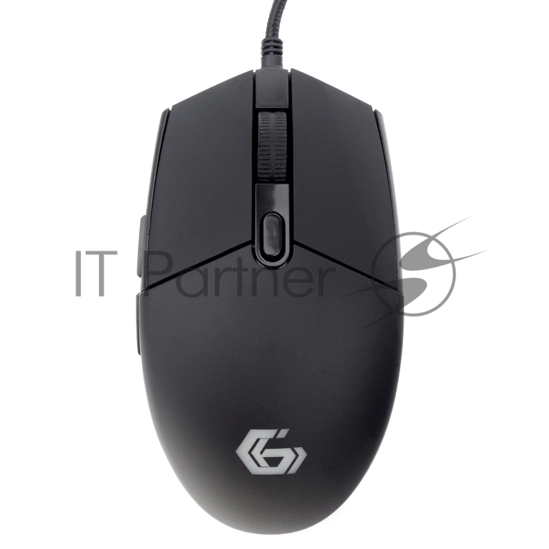 Мышь игровая Gembird MG-780, USB, 2400DPI, 5кнопок+колесо-кнопка, кабель тканевый 1.5 м