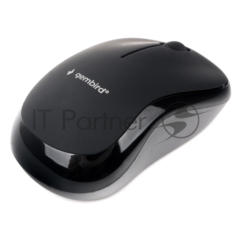 Мышь беспров. Gembird MUSW-255, 2.4ГГц, черный, 3 кнопки,1000DPI